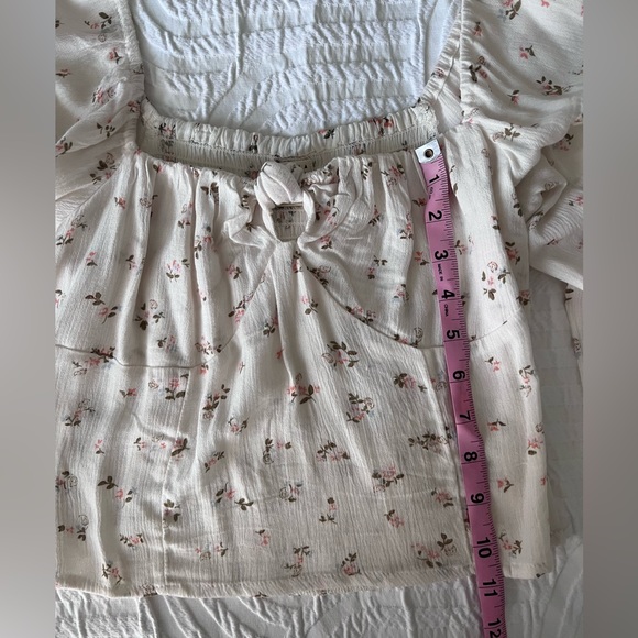 Billabong floral bell sleeve top - Picture 7 of 7